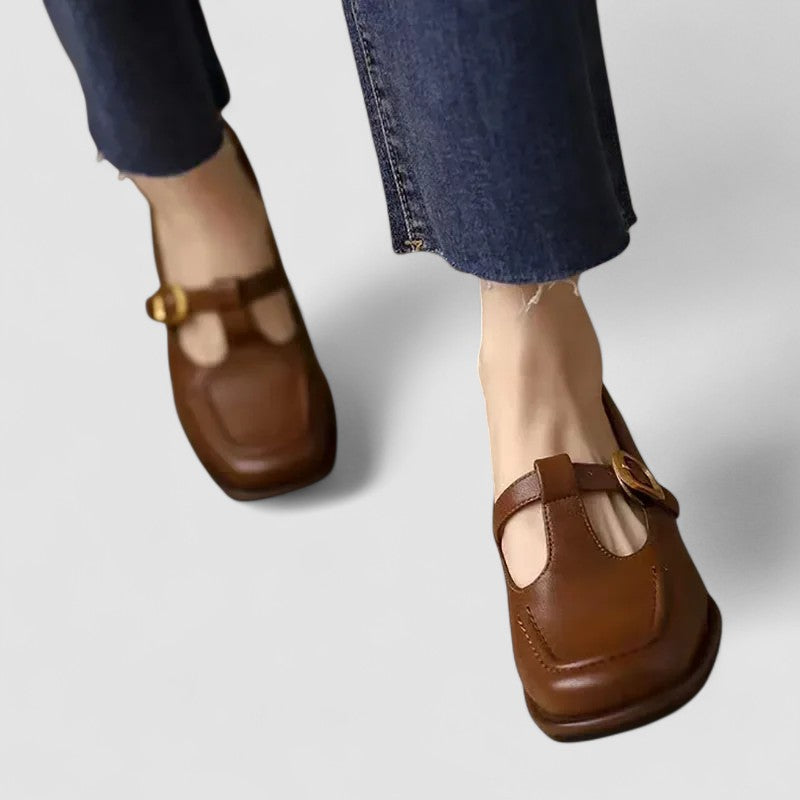 Elizabeth – Orthopaedic T-Strap Mary Jane Shoes-15519661523317-Mirella Fiore