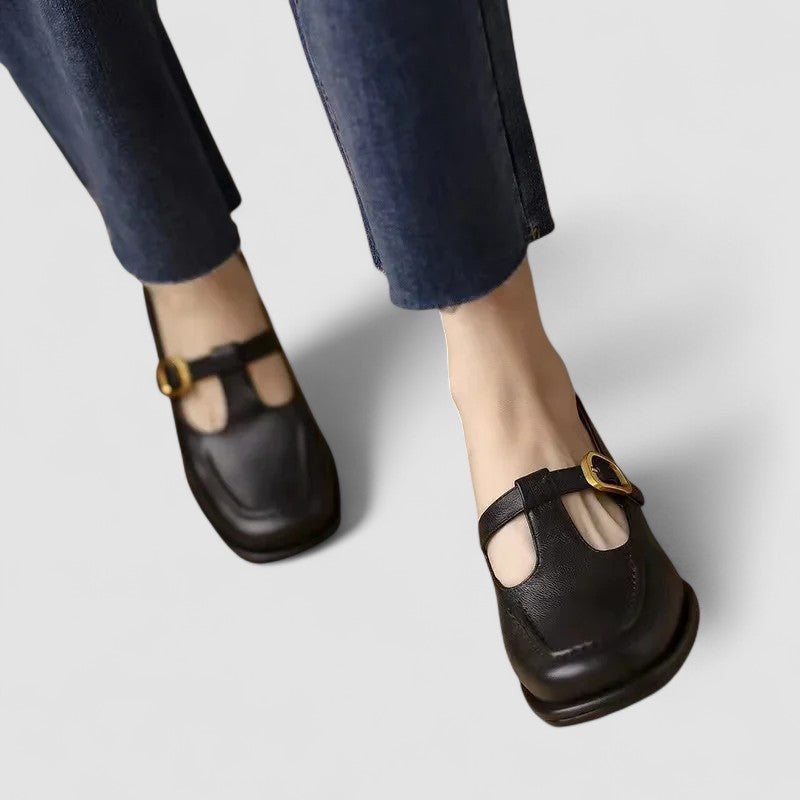 Elizabeth – Orthopaedic T-Strap Mary Jane Shoes-15519661523317-Mirella Fiore