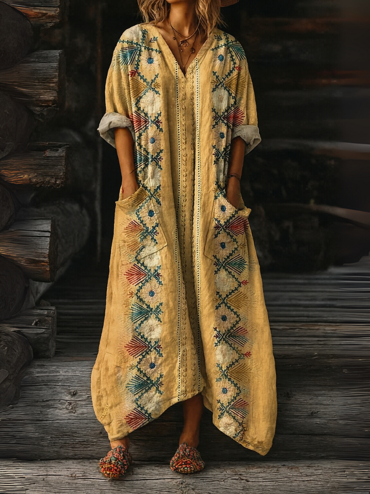 Ella - Bohemian Maxi Dress-15563793924469-Nancy & Mae Savannah