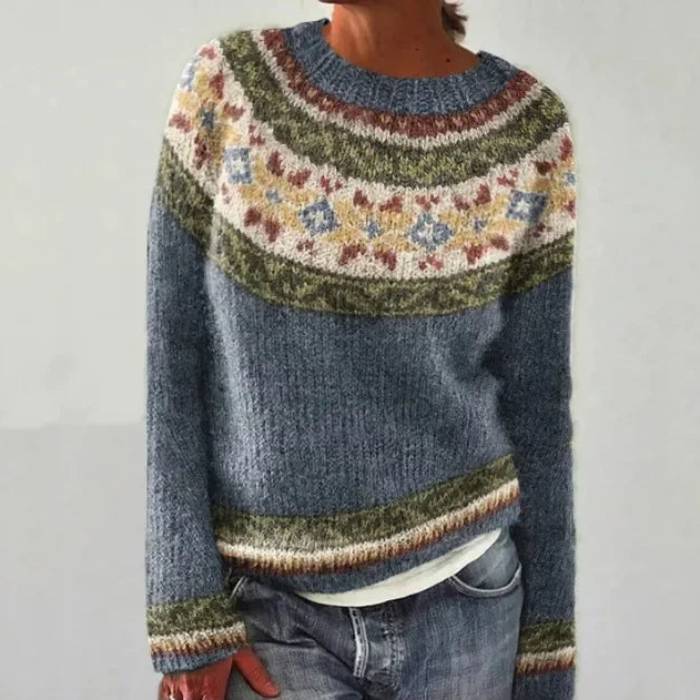 Ella - Stylish Retro Sweater-15542163177845-Mirella Fiore