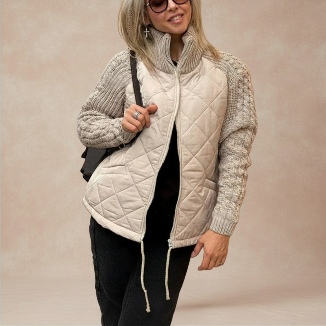 Elmsworth - Quilted Lightweight Women’s Puffer Jacket-15550706516341-Mirella Fiore