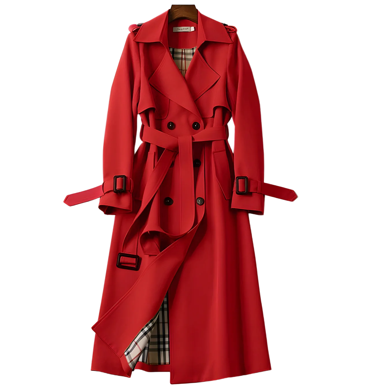 Elodie - Classic Longline Trench Coat-15550919213429-Nancy & Mae Savannah
