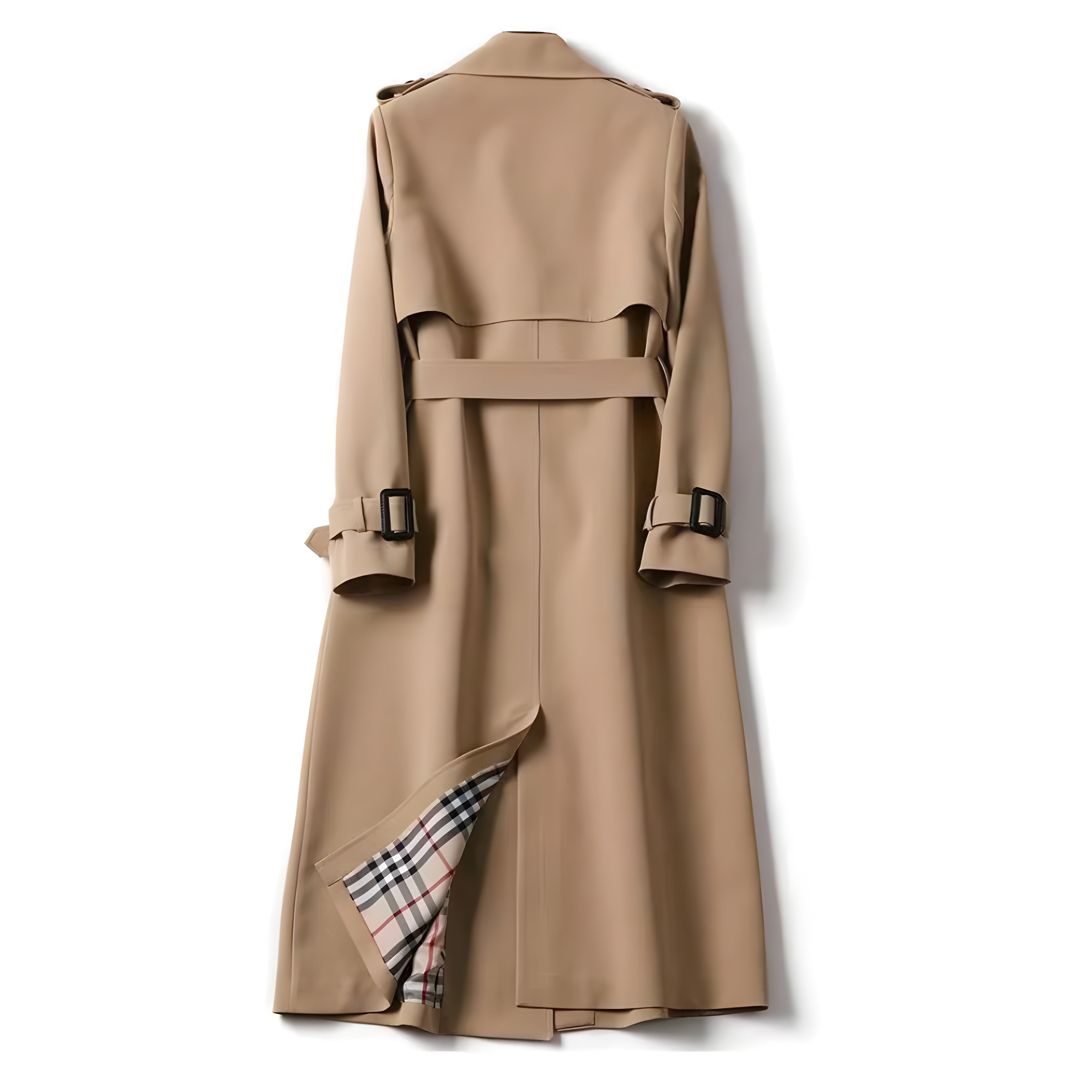 Elodie - Classic Longline Trench Coat-15550919213429-Nancy & Mae Savannah