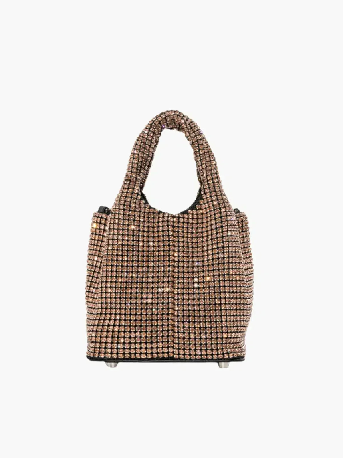 Eloise – Rhinestone embellishments – Mini bucket bag-15133571973493-Mirella Fiore