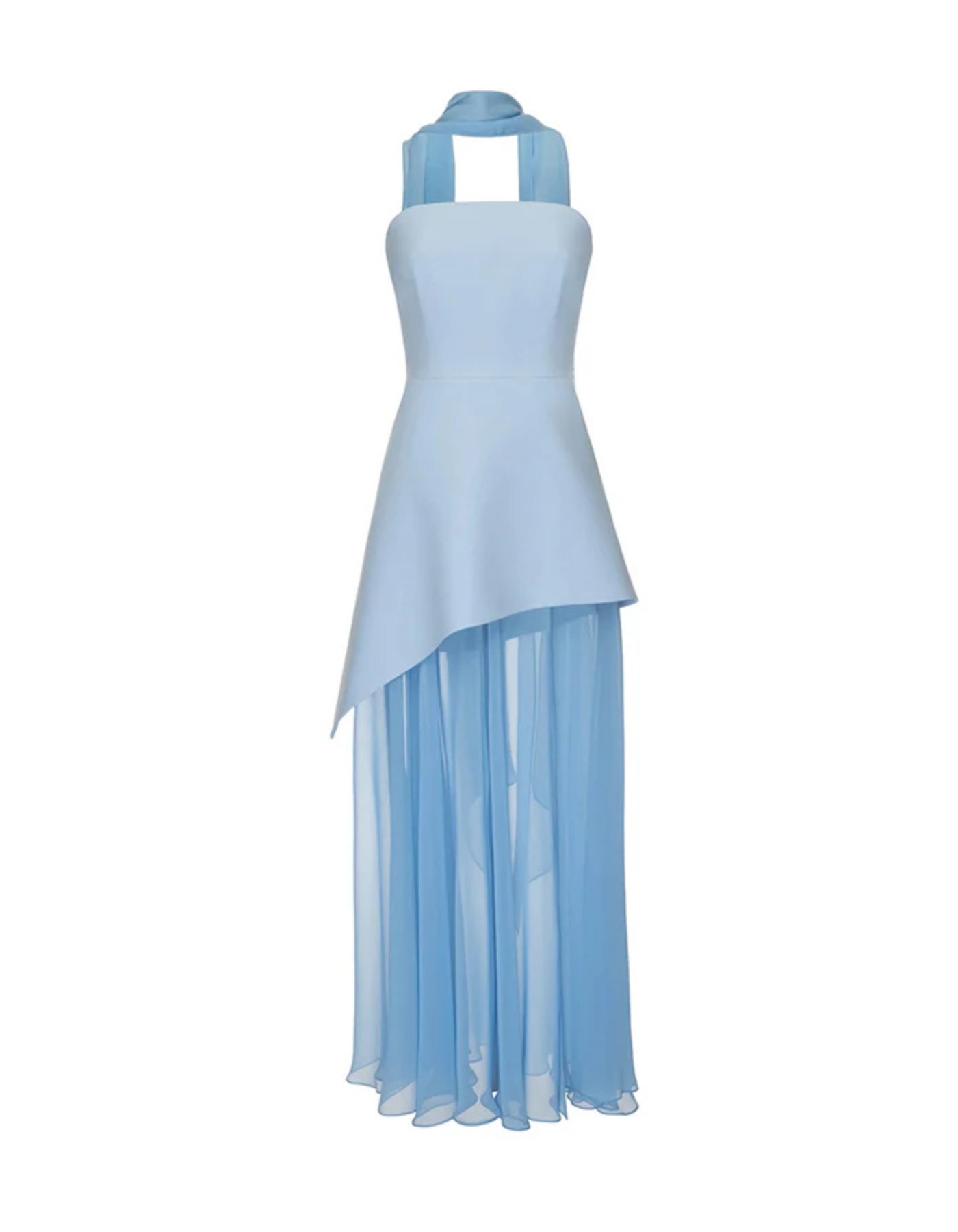 Elyanne – Chiffon asymmetrical design – Maxi dress-15259461681525-Mirella Fiore