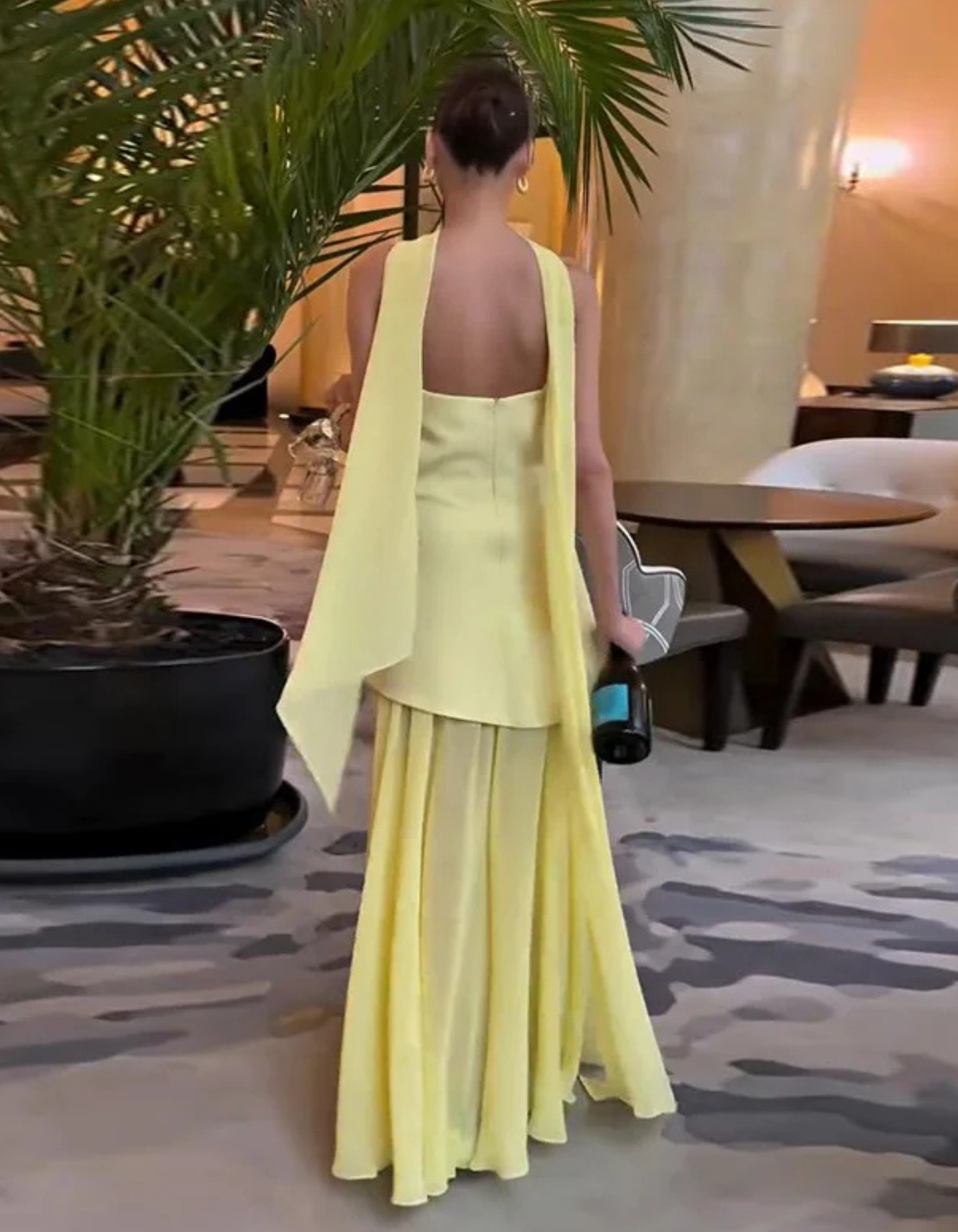 Elyanne – Chiffon asymmetrical design – Maxi dress-15259461681525-Mirella Fiore