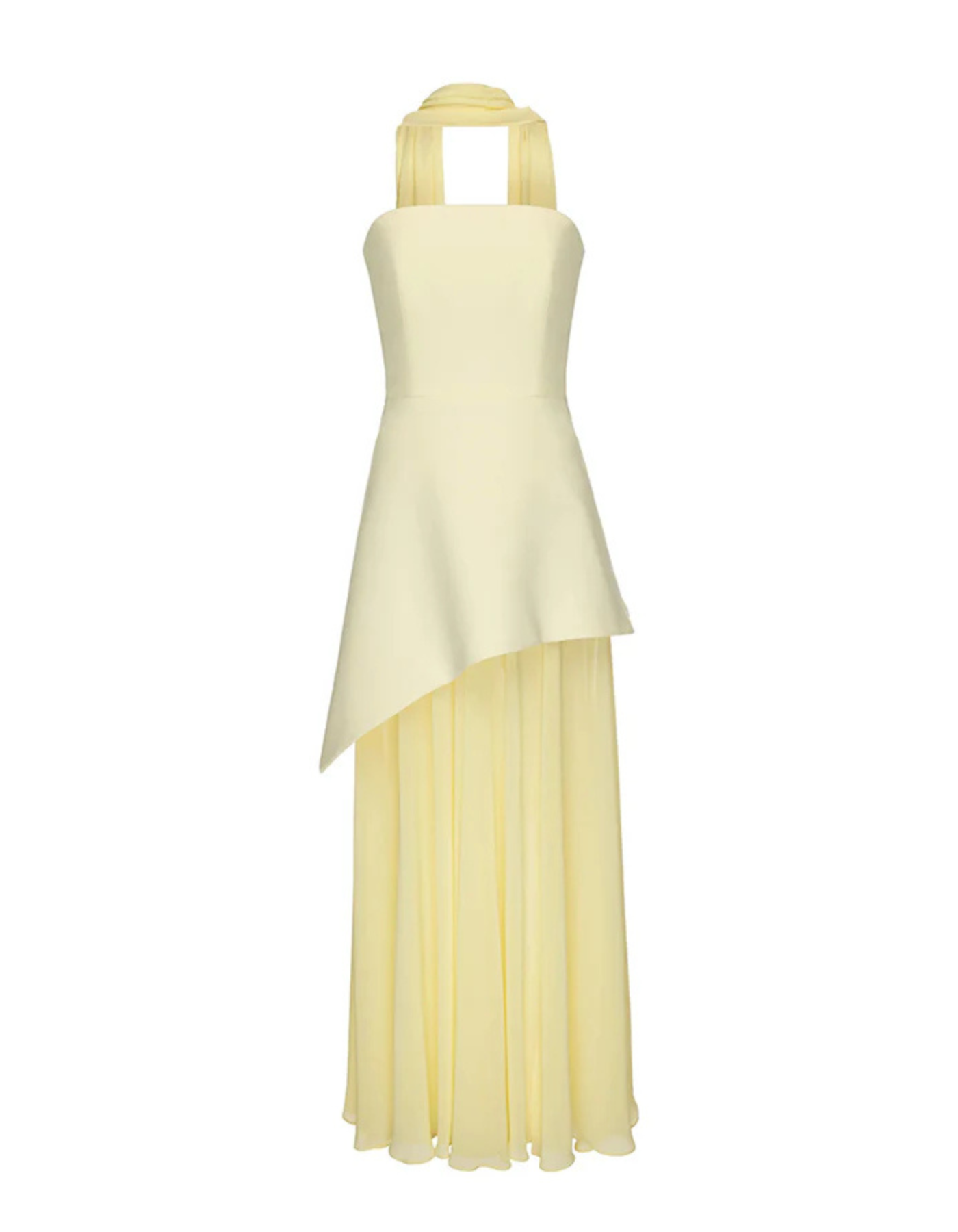 Elyanne – Chiffon asymmetrical design – Maxi dress-15259461681525-Mirella Fiore