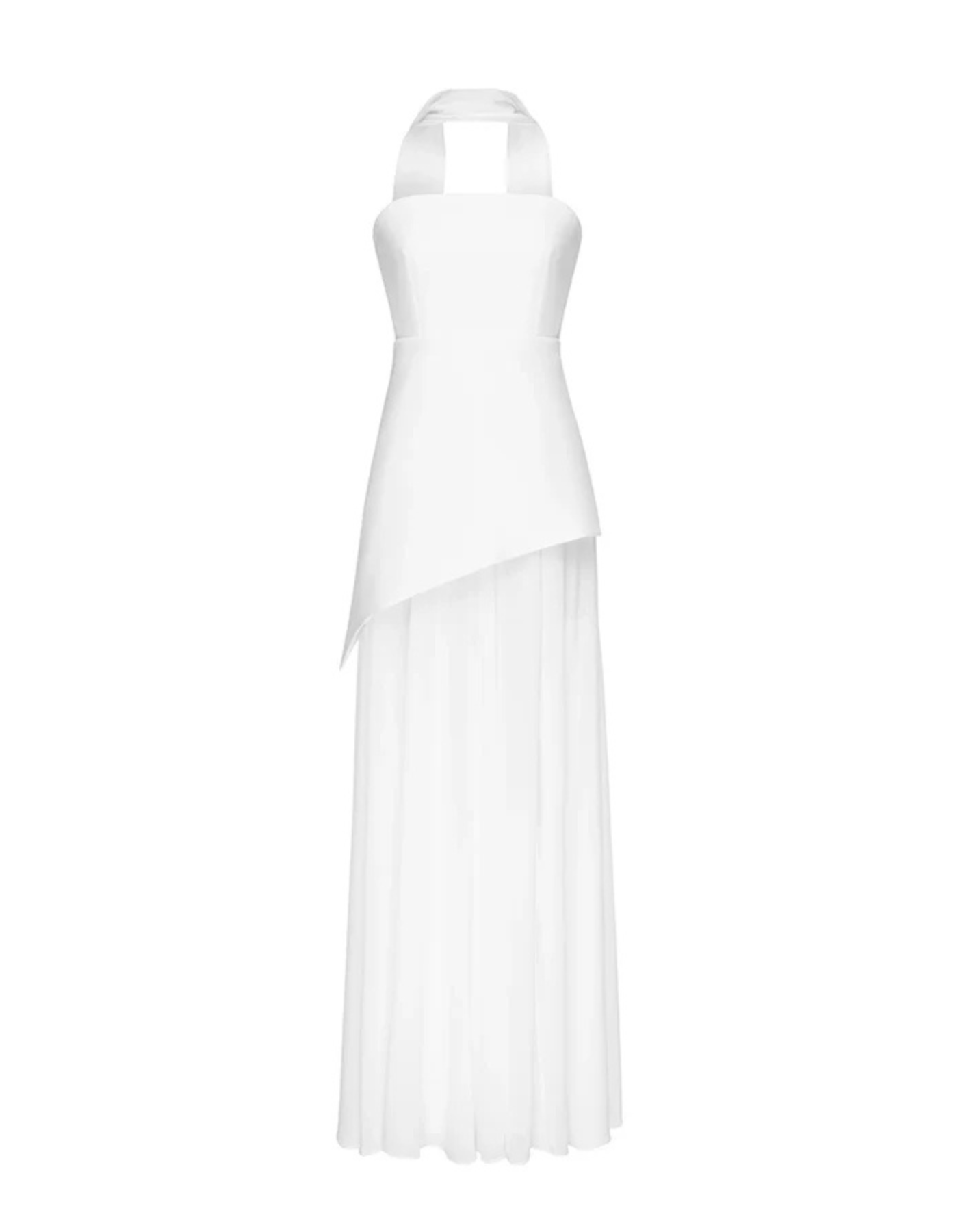 Elyanne – Chiffon asymmetrical design – Maxi dress-15259461681525-Mirella Fiore