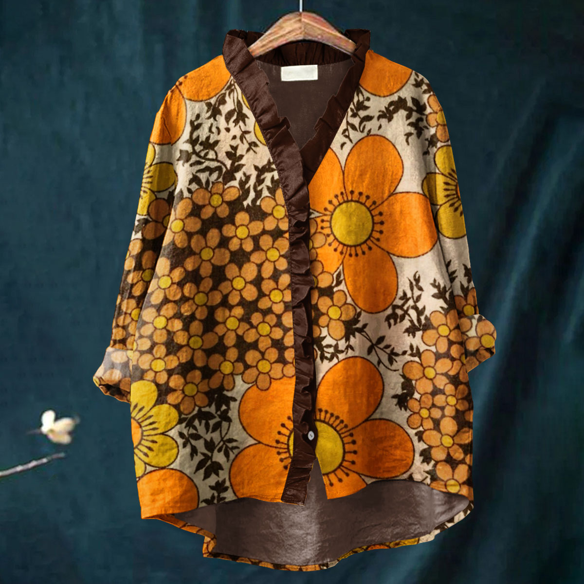 Emmie - Retro Bloom Blouse-15542206824821-Mirella Fiore