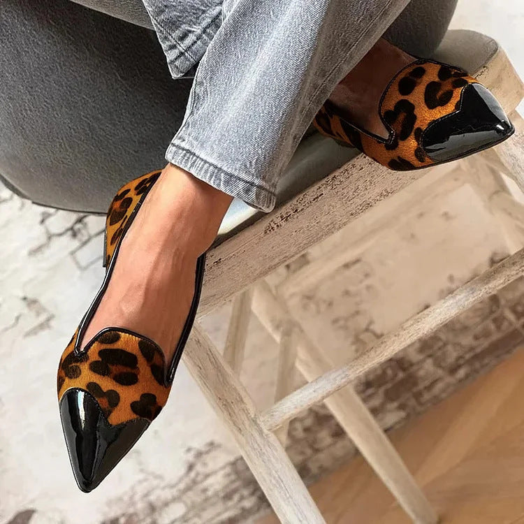 Erin - Refined Animal Print Ballet Flats-15551042453877-Mirella Fiore
