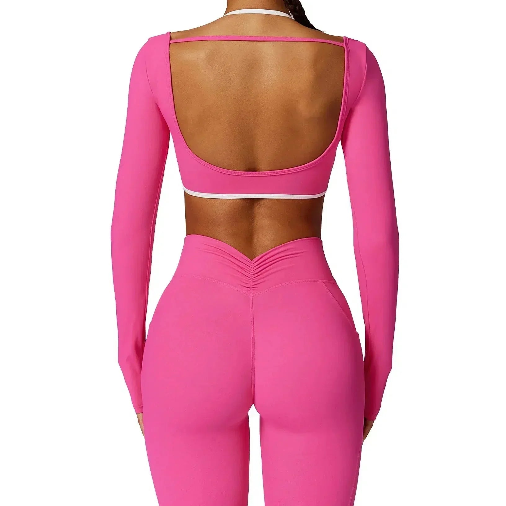 Erminia – Compressive fabric – V-cut gym set-15133712712053-Mirella Fiore
