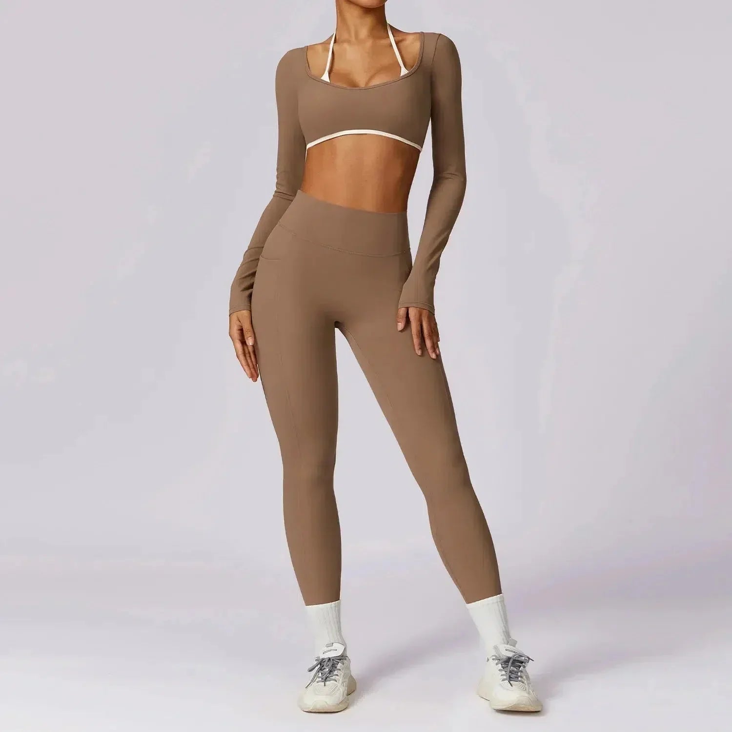 Erminia – Compressive fabric – V-cut gym set-15133712712053-Mirella Fiore