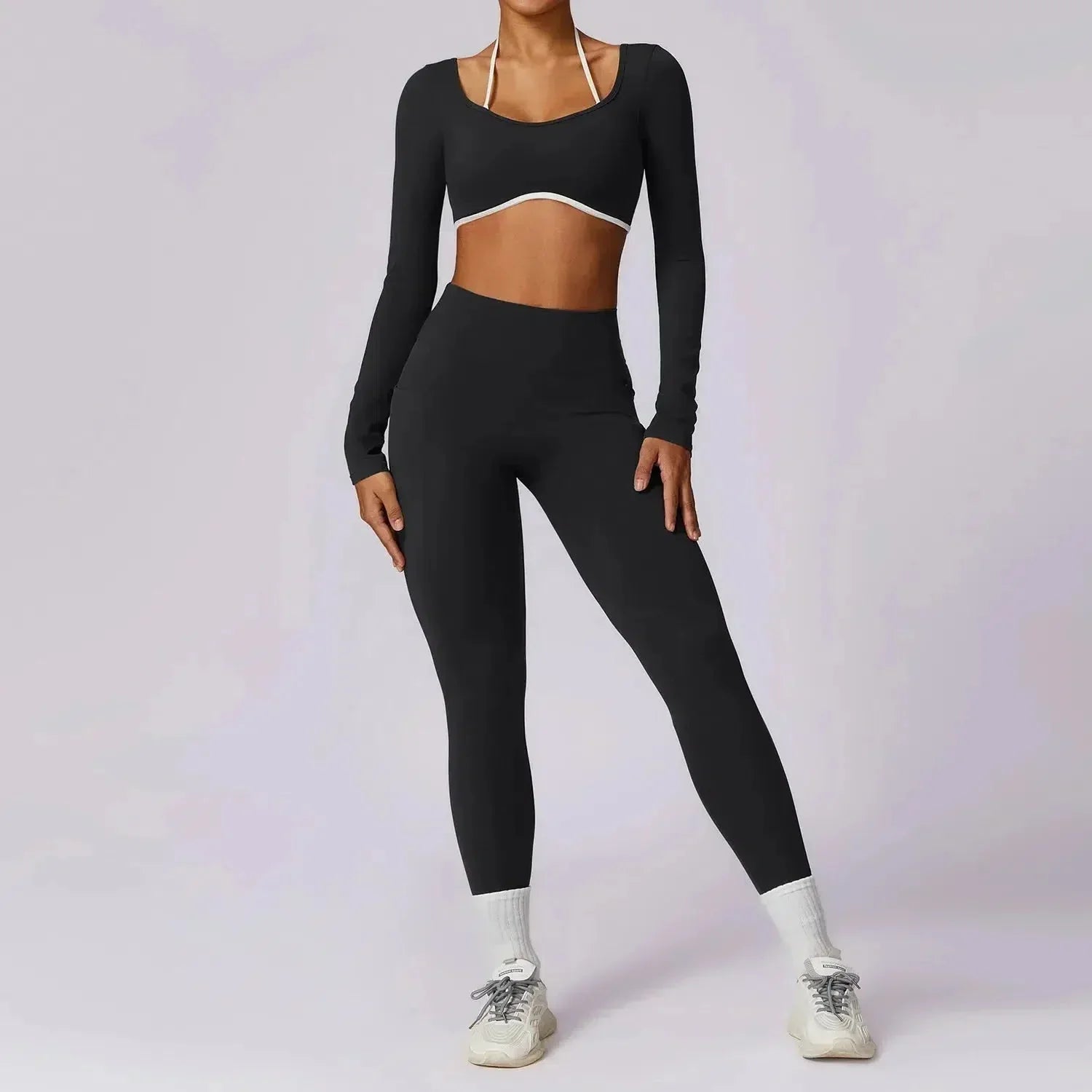 Erminia – Compressive fabric – V-cut gym set-15133712712053-Mirella Fiore