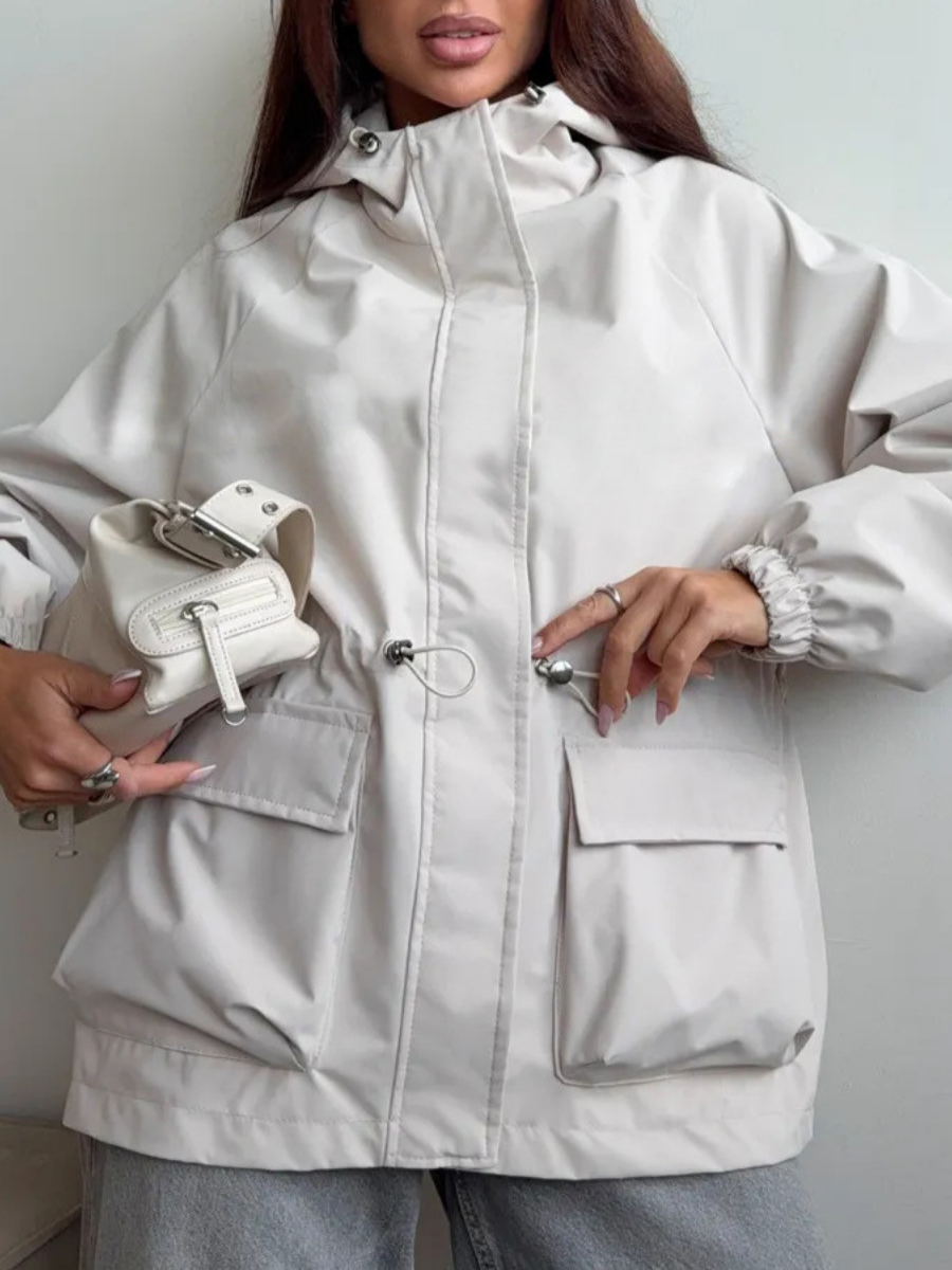 Evangeline – Adjustable fit – Hooded jacket-15367462453621-Mirella Fiore