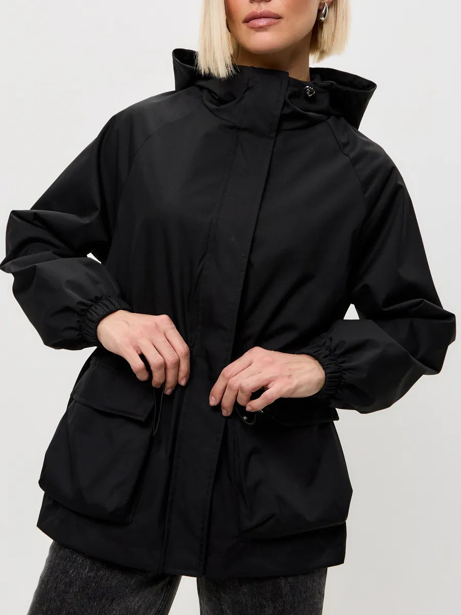 Evangeline – Adjustable fit – Hooded jacket-15367462453621-Mirella Fiore