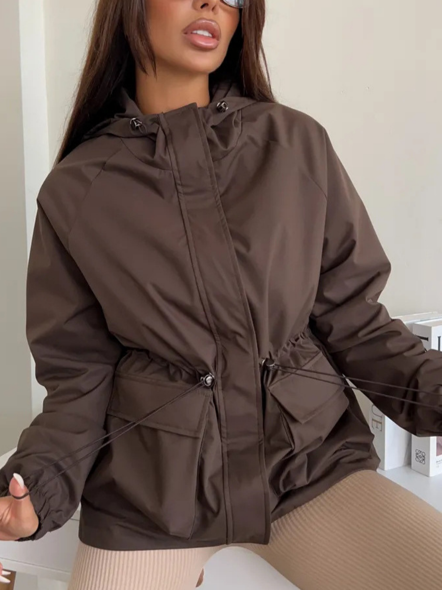 Evangeline – Adjustable fit – Hooded jacket-15367462453621-Mirella Fiore