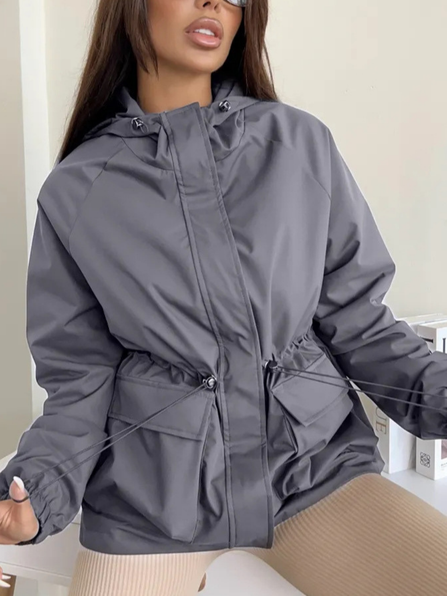 Evangeline – Adjustable fit – Hooded jacket-15367462453621-Mirella Fiore