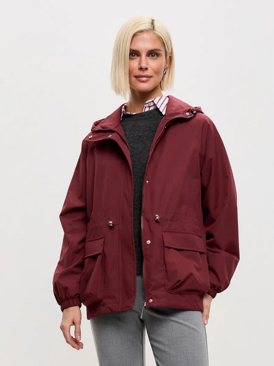 Evangeline – Adjustable fit – Hooded jacket-15367462453621-Mirella Fiore