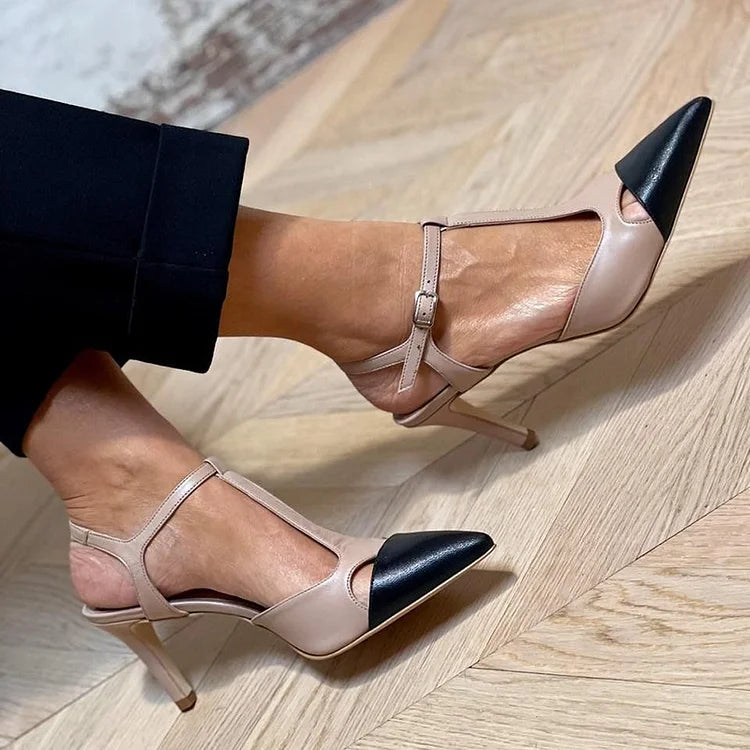 Evrardine - Punta Two-tone Pump-15530390192501-Mirella Fiore
