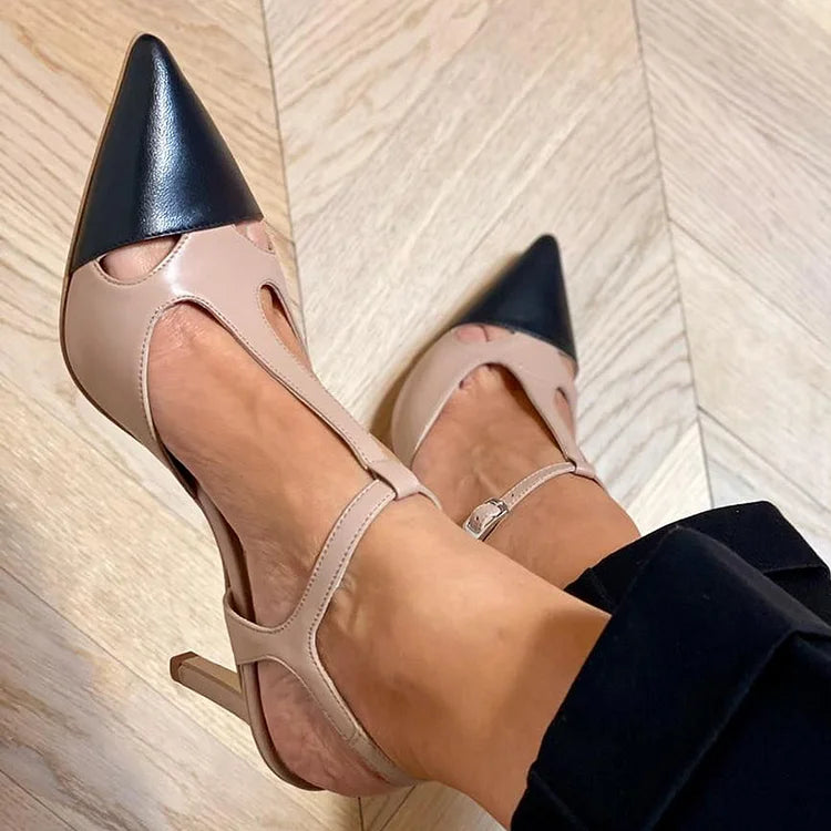 Evrardine - Punta Two-tone Pump-15530390192501-Mirella Fiore
