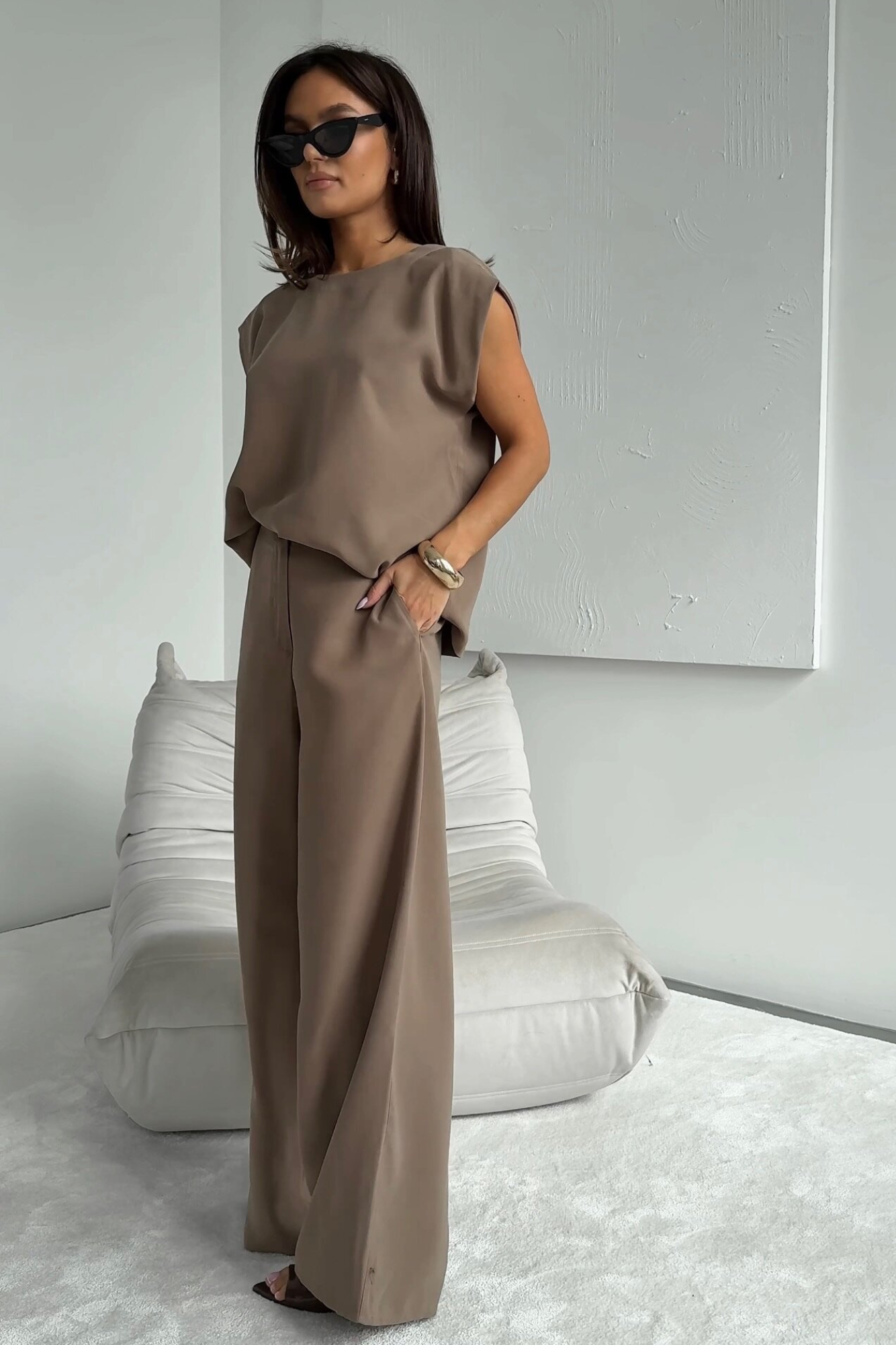 Fayenne – Minimalist cut – Wide leg co-ord set-15133851484533-Mirella Fiore
