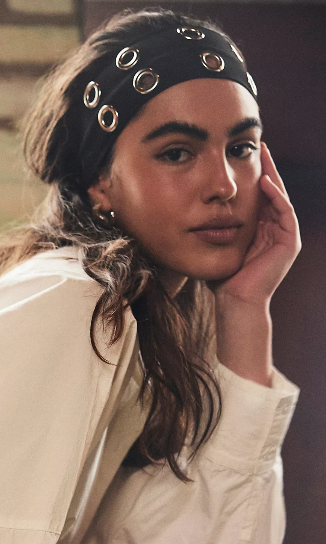 Feretta – Punk eyelet detail – Headband-15133781590389-Mirella Fiore