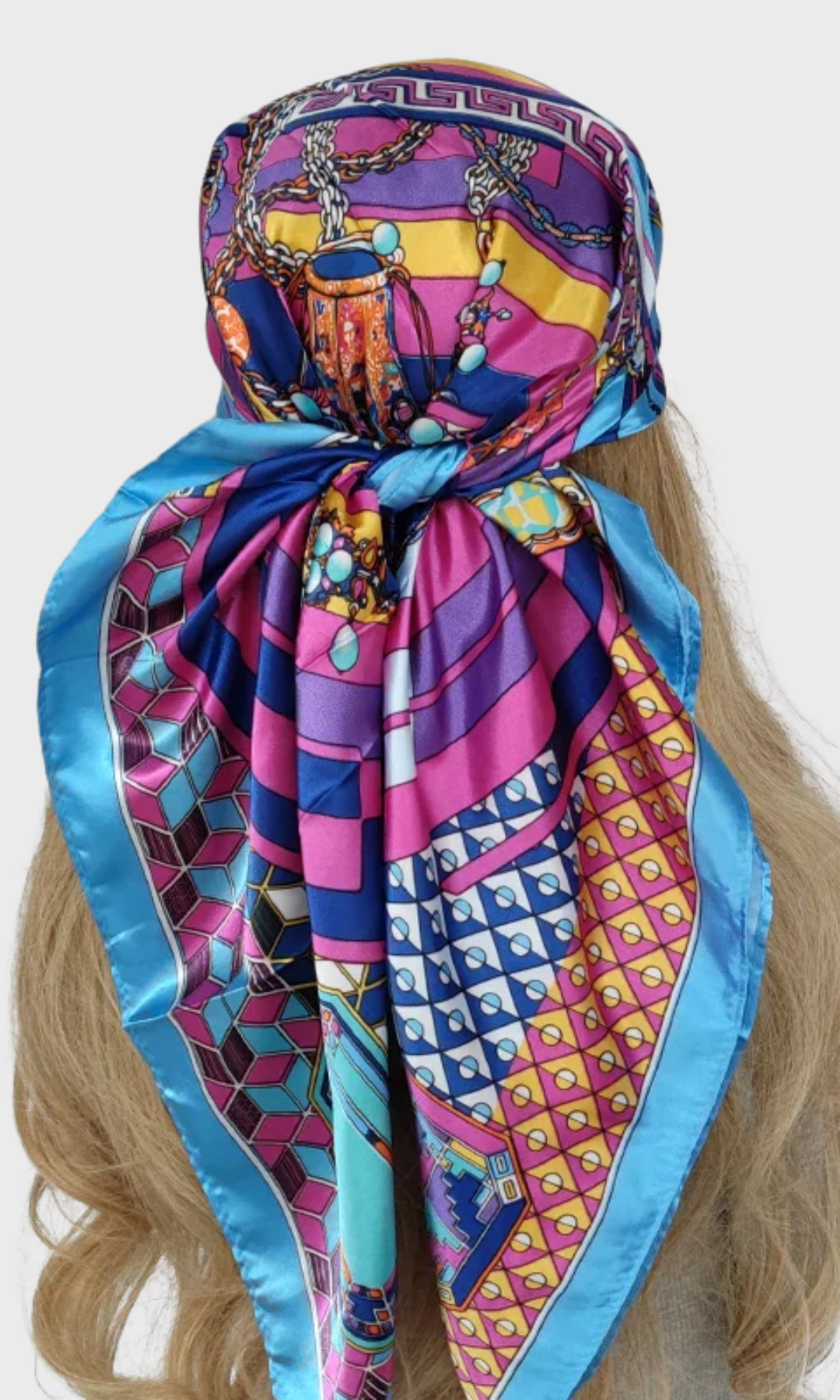 Fioretta – Vibrant mosaic – Headscarf-15133782409589-Nancy & Mae Savannah