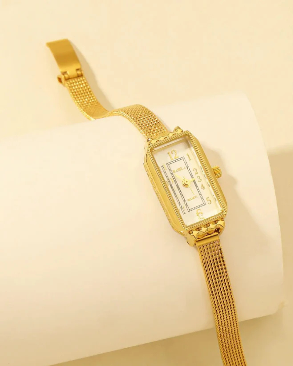 Fleur – Vintage-inspired – Mesh bracelet watch-15233937965429-Mirella Fiore
