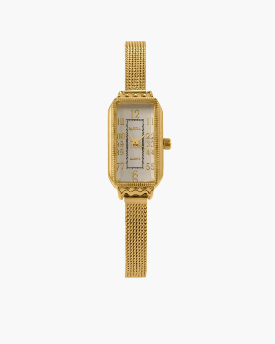 Fleur – Vintage-inspired – Mesh bracelet watch-15233937965429-Mirella Fiore