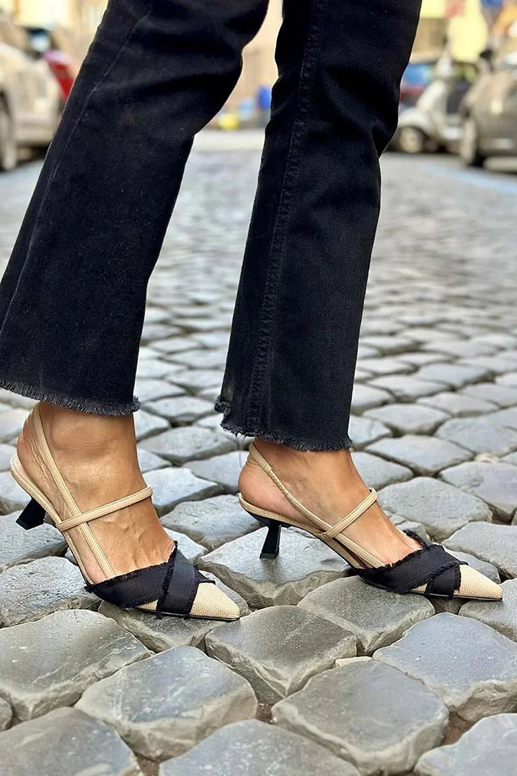 Florette - Elegant Slingback Pumps-15530390356341-Mirella Fiore