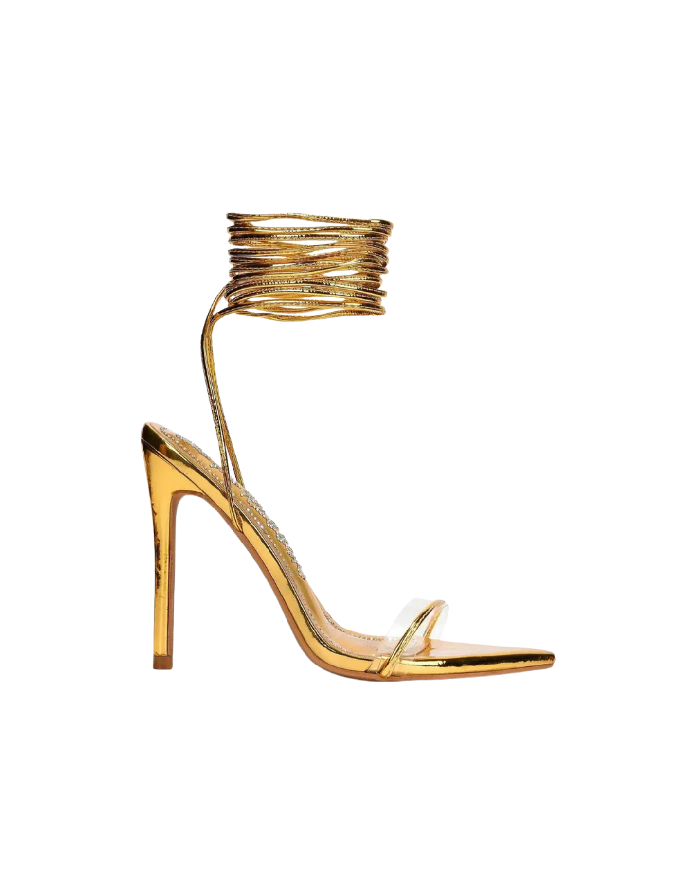 Florianne – Rhinestone lace-up – Heels-15133983244661-Mirella Fiore