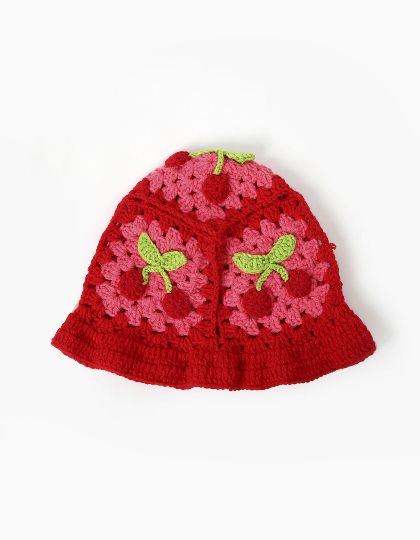 Frambella – Strawberry motif – Crochet hat-15133808656757-Mirella Fiore