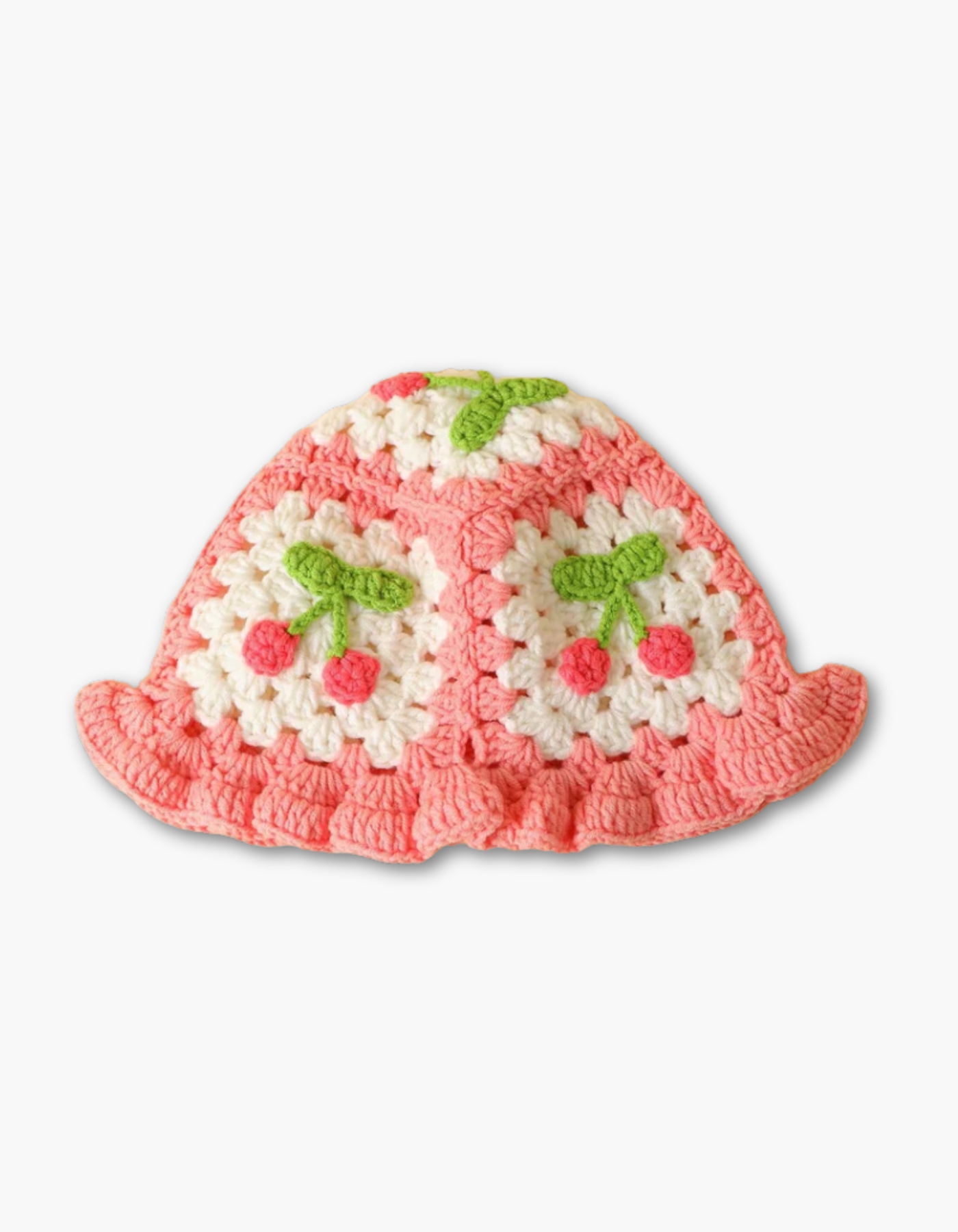 Frambella – Strawberry motif – Crochet hat-15133808656757-Nancy & Mae Savannah