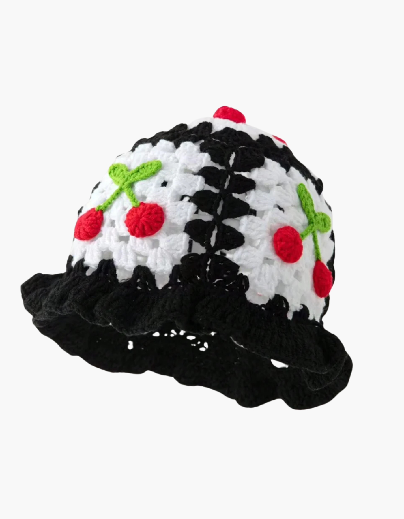 Frambella – Strawberry motif – Crochet hat-15133808656757-Nancy & Mae Savannah