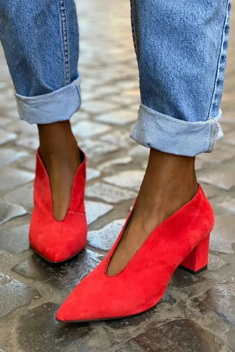 Francesca - Elegant Block Heel Pumps-15551042355573-Mirella Fiore