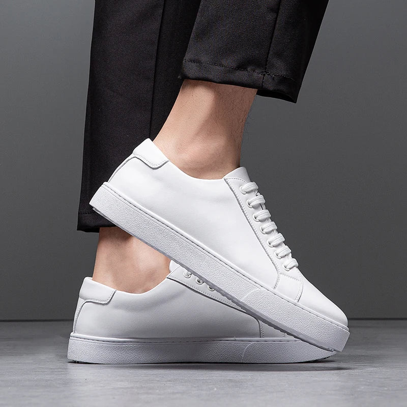 Francis - Men's Leather Sneaker-15553365967221-Mirella Fiore
