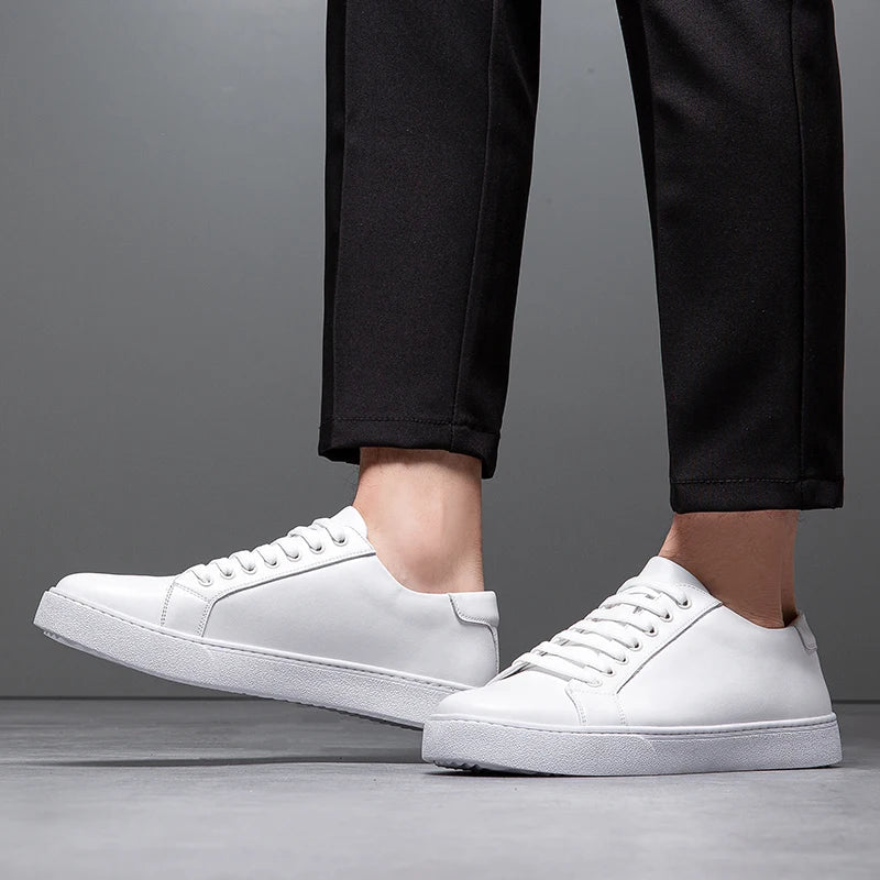 Francis - Men's Leather Sneaker-15553365967221-Mirella Fiore