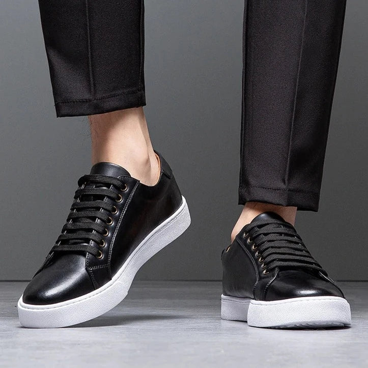 Francis - Men's Leather Sneaker-15553365967221-Mirella Fiore