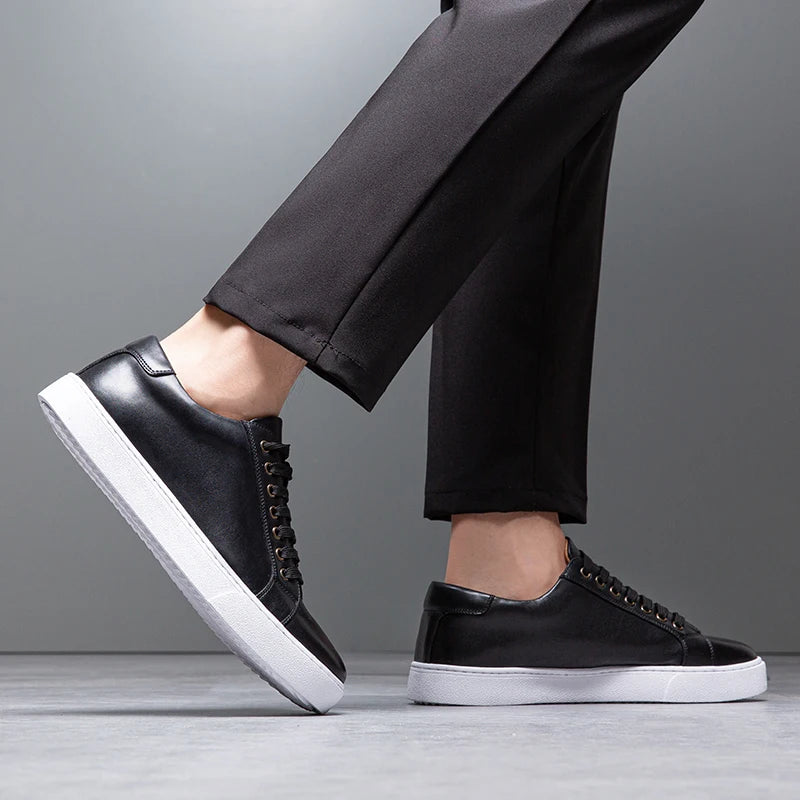 Francis - Men's Leather Sneaker-15553365967221-Mirella Fiore