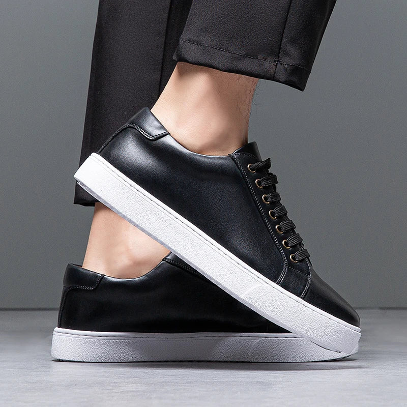 Francis - Men's Leather Sneaker-15553365967221-Mirella Fiore