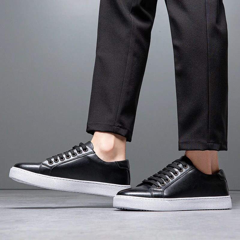 Francis - Men's Leather Sneaker-15553365967221-Mirella Fiore