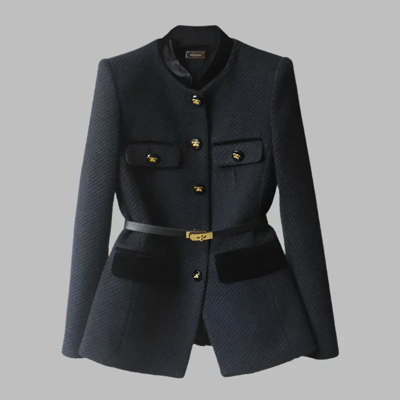 Fulvia - Elegant jacket with a quilted cut-15547643625845-Mirella Fiore