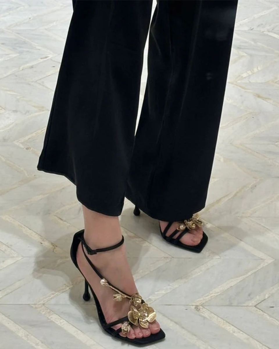 Gabby – T-strap design – Orchid-embellished stiletto heels-15133957390709-Mirella Fiore