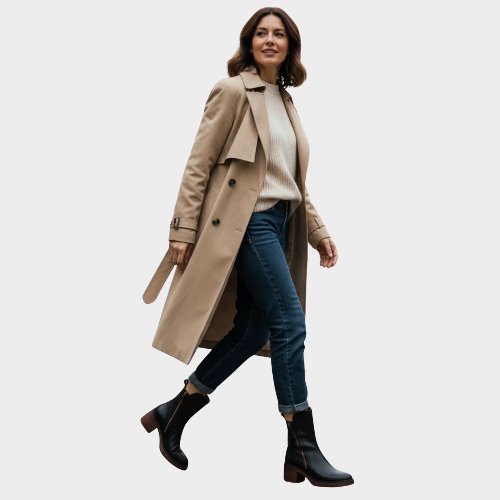 Gabriella - Comfortable Leather Ankle Heeled Boots-15520006373749-Mirella Fiore