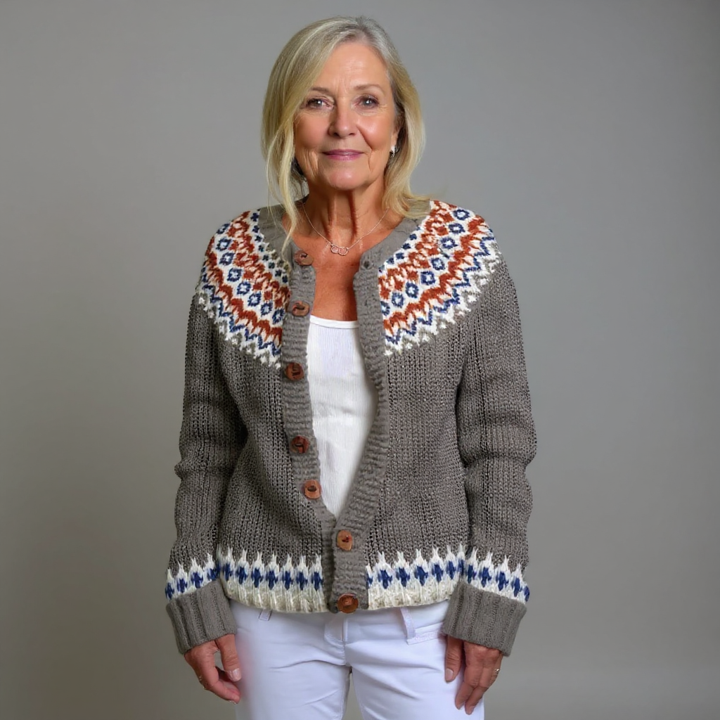 Gabriella - Vintage Icelandic Cardigan-15531113873781-Mirella Fiore