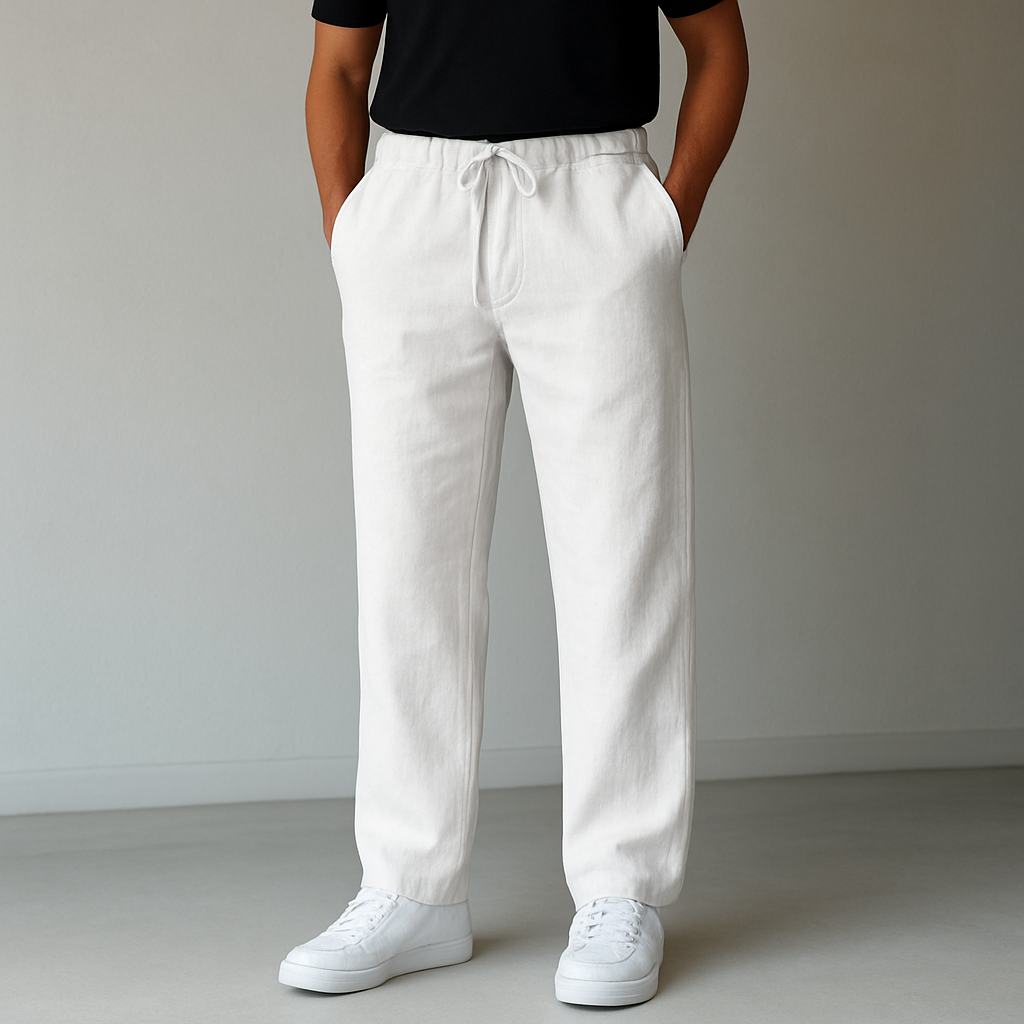 George Linen Trousers-15553364099445-Mirella Fiore