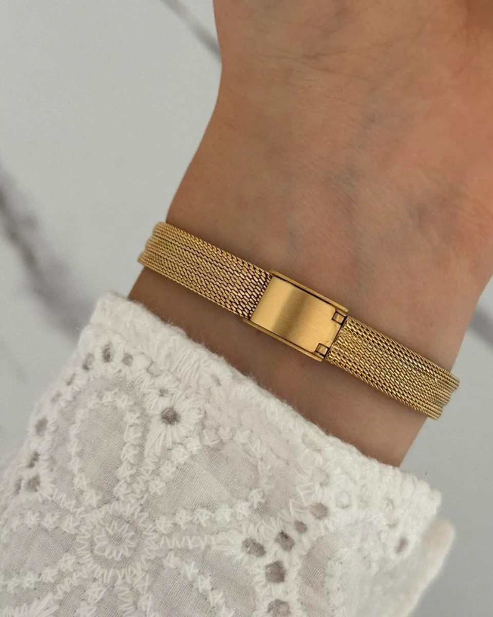 Gigi – Gold-plated mesh band – Vintage watch-15233937506677-Mirella Fiore