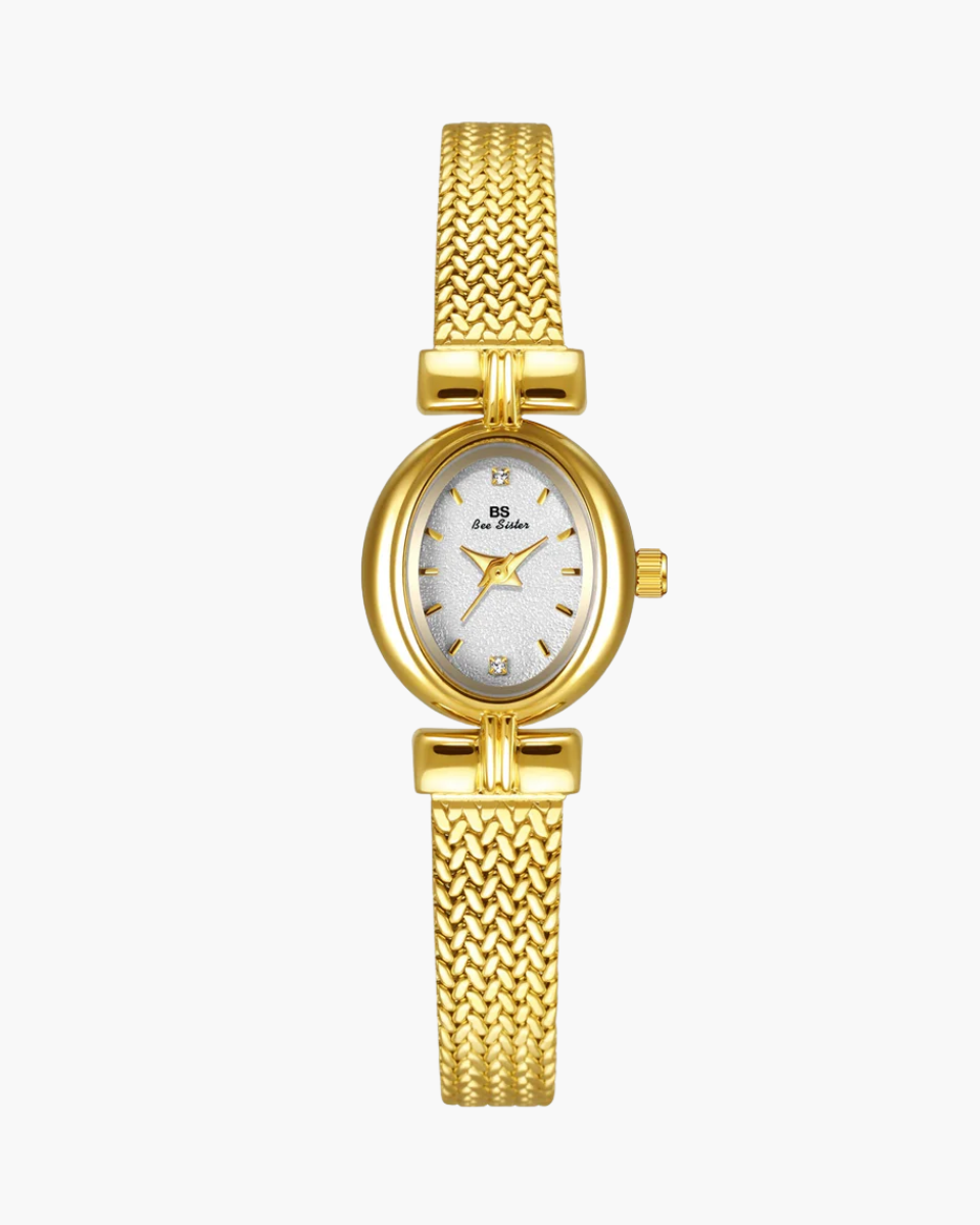 Gigi – Gold-plated mesh band – Vintage watch-15233937506677-Mirella Fiore