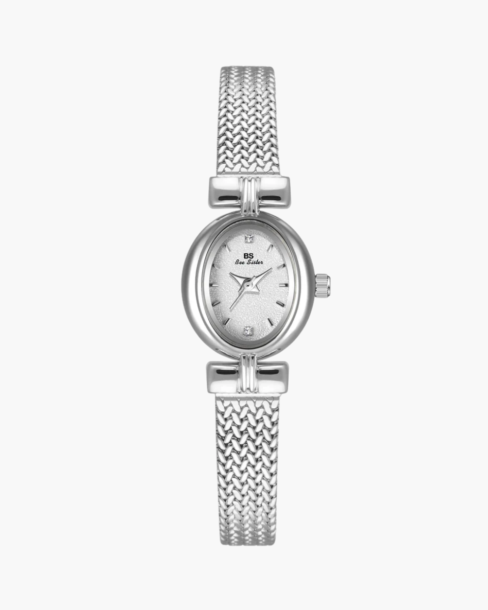 Gigi – Gold-plated mesh band – Vintage watch-15233937506677-Nancy & Mae Savannah