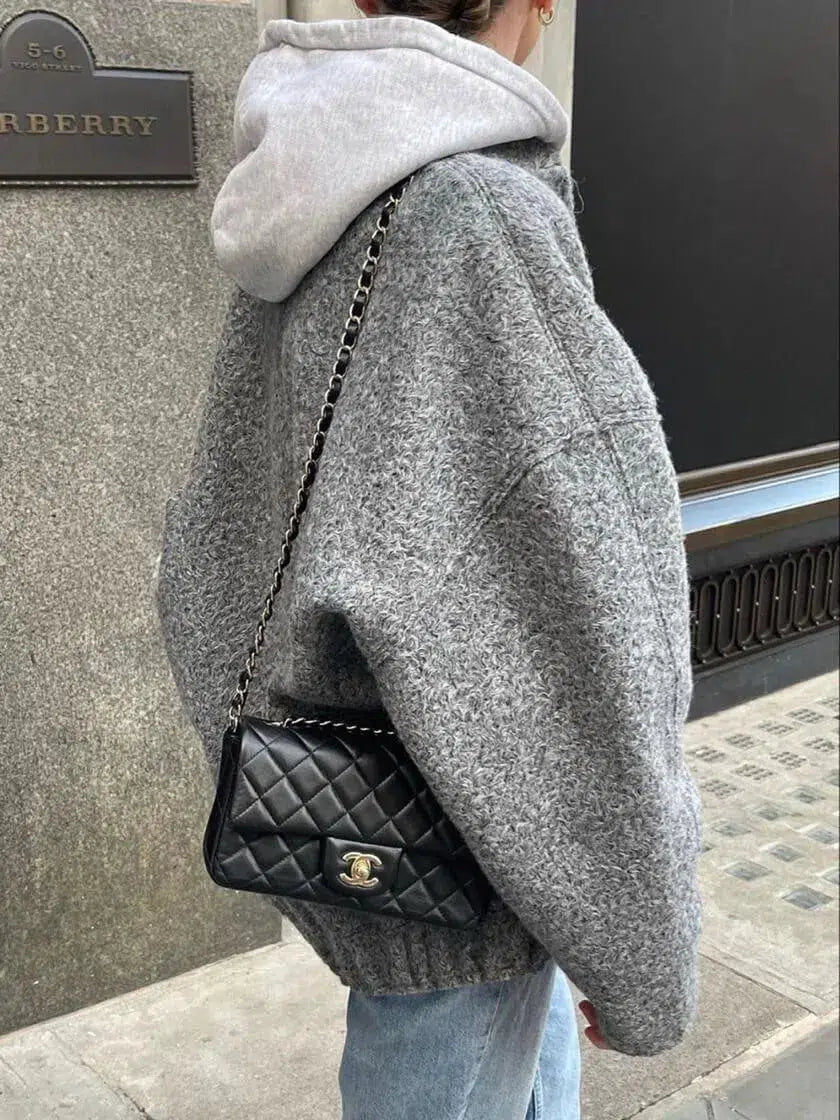 Giorgia – Cozy warmth – Fleece bomber jacket-15133992354165-Mirella Fiore
